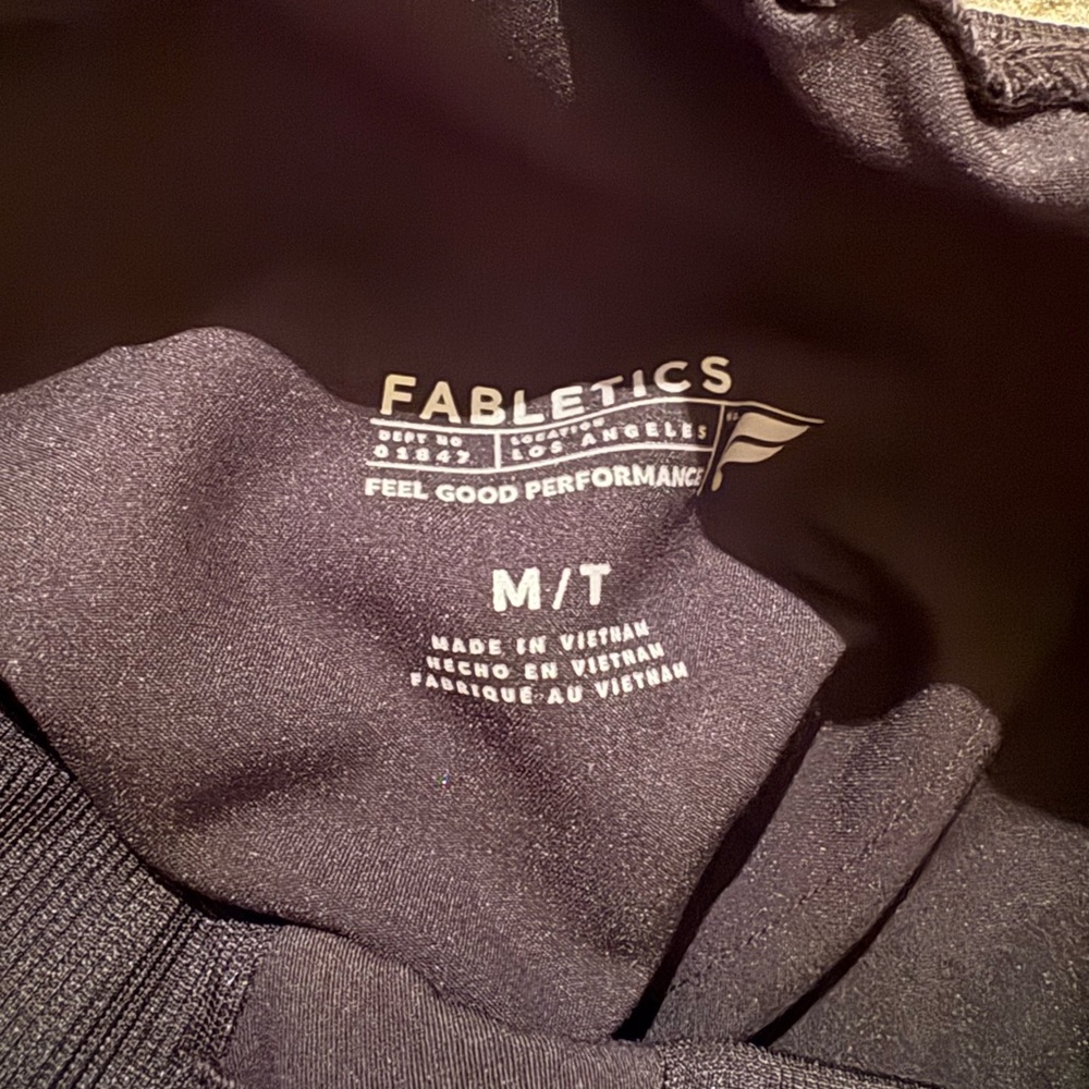 Fabletics Black Track Pants - Picture 5 of 5